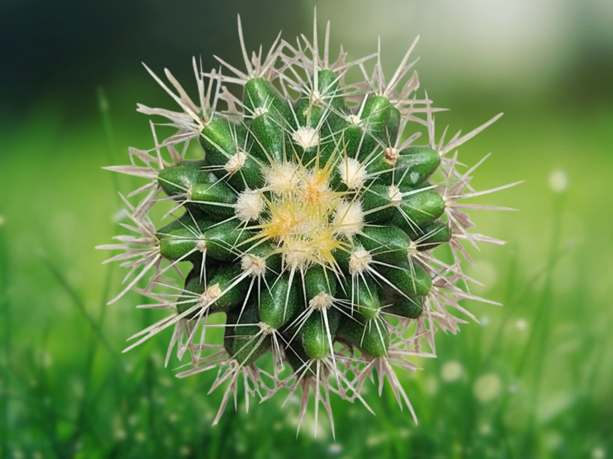 Golden Barrel Cactus Echinocactus grusonii 2 Inch Pot Live Plant