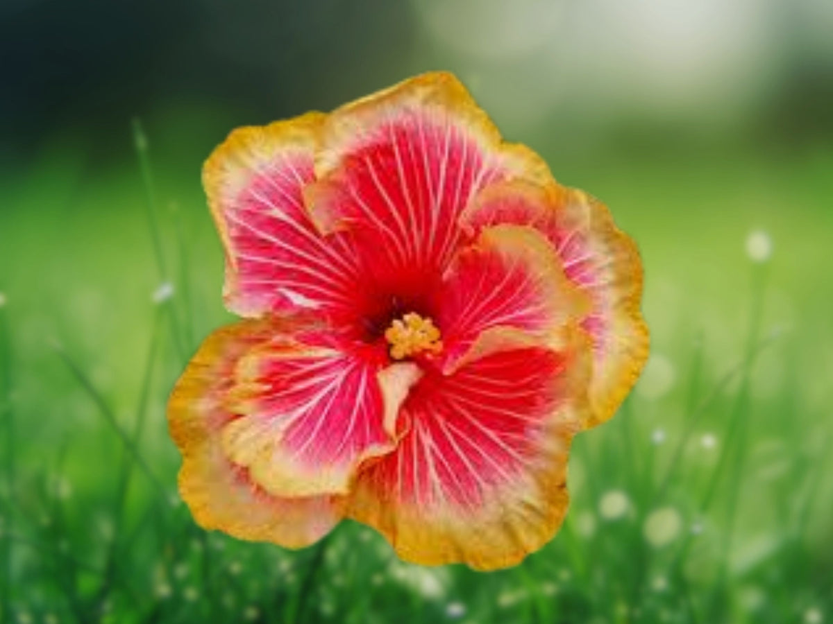 20 Red Yellow Orange Hibiscus Seeds – Perennial Flower Seeds for Planting