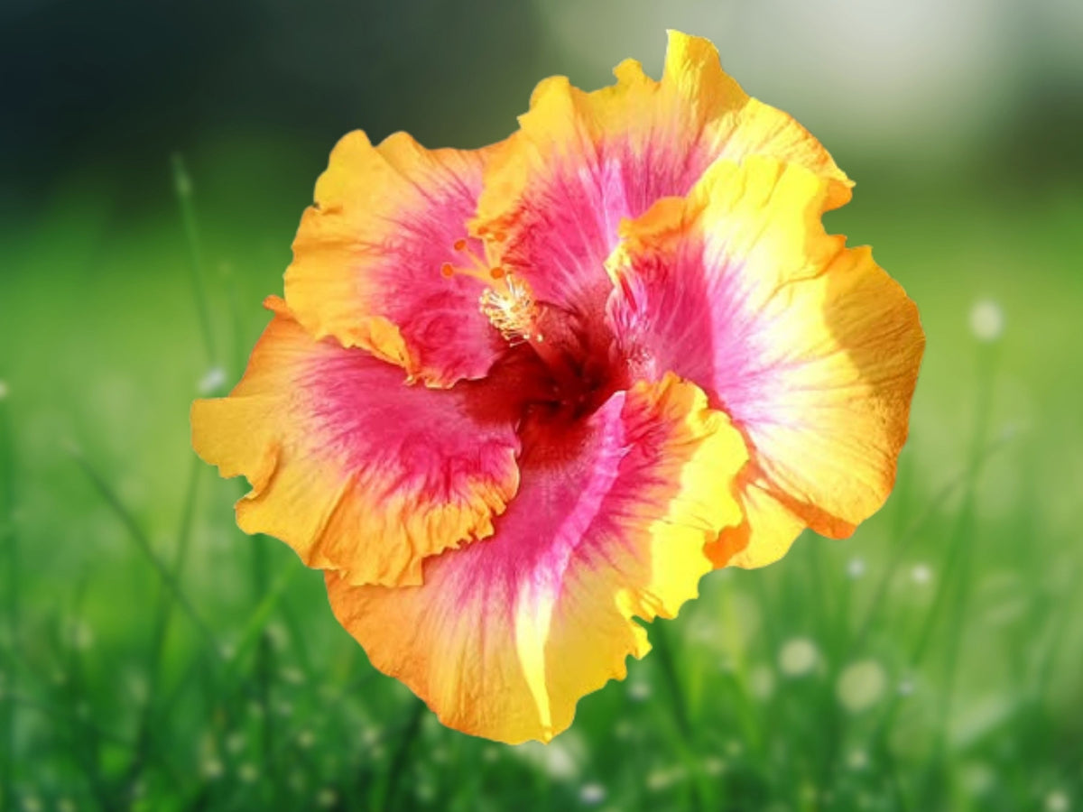 20 Pink Yellow Orange Hibiscus Seeds – Perennial Flower Seeds for Planting