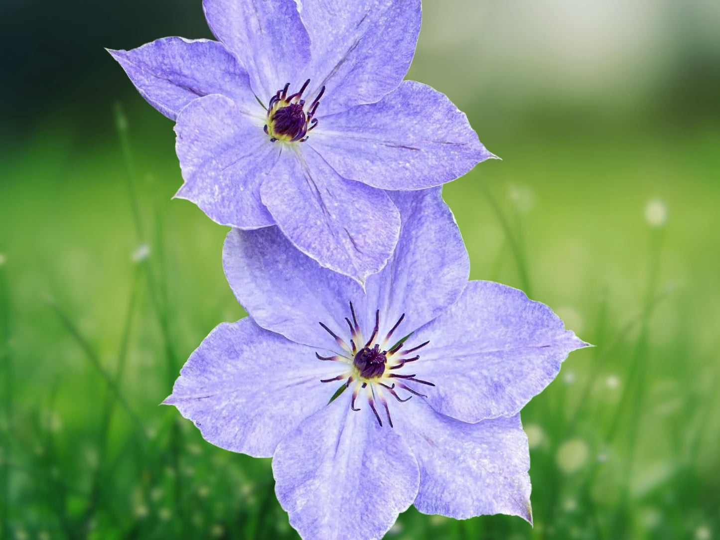 25 Skyfall Clematis Seeds - Climbing Perennial Vine with Rich Purple Flowers