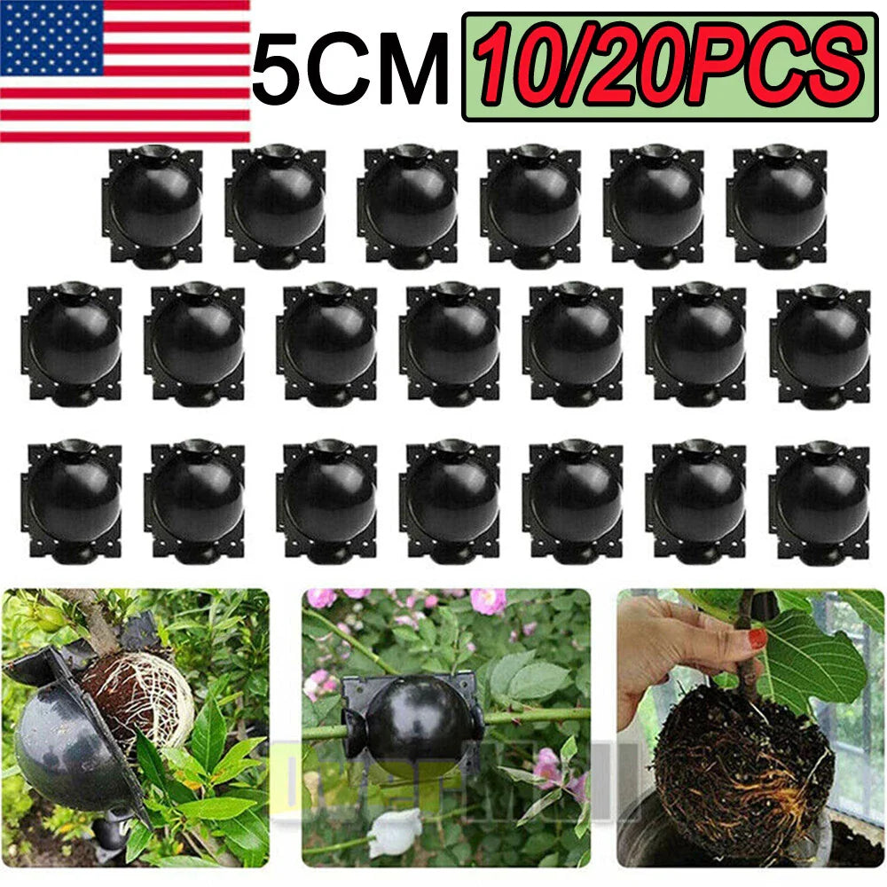 Plant Rooting Devices 10/20X High Pressure Propagation Ball for Grafting - Ideal for Plant Growth and Root Development