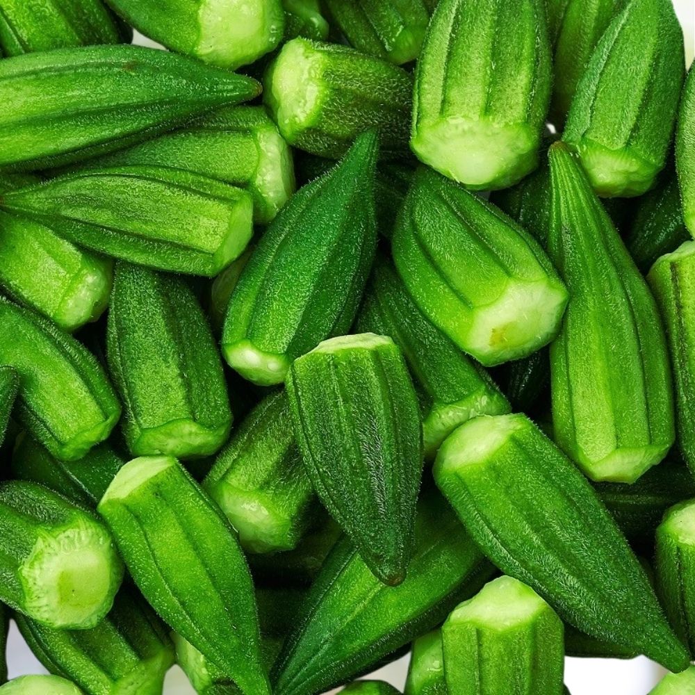 50 Blondy Okra Seeds | Non-GMO