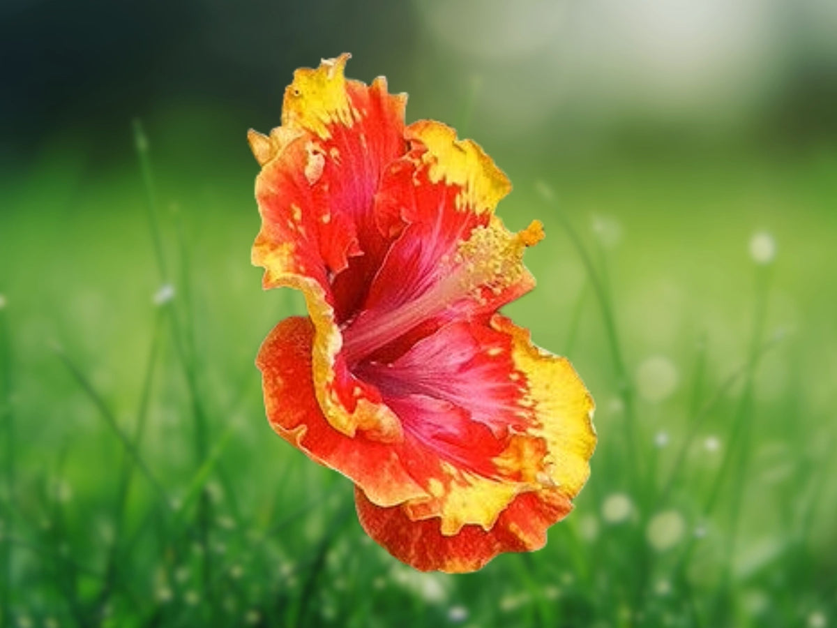 20 Orange Yellow Red Hibiscus Seeds – Perennial Flower Garden Seeds