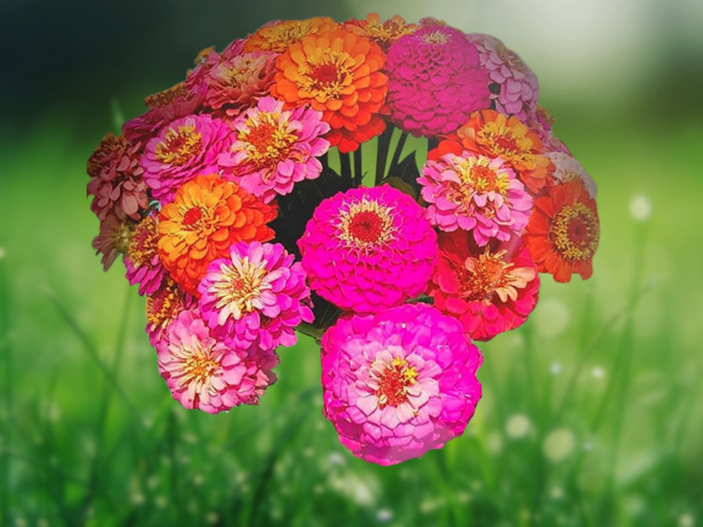 250+ Lilliput Zinnia Seeds, Non-GMO, Fresh Flower Garden Seeds Fast Shipping