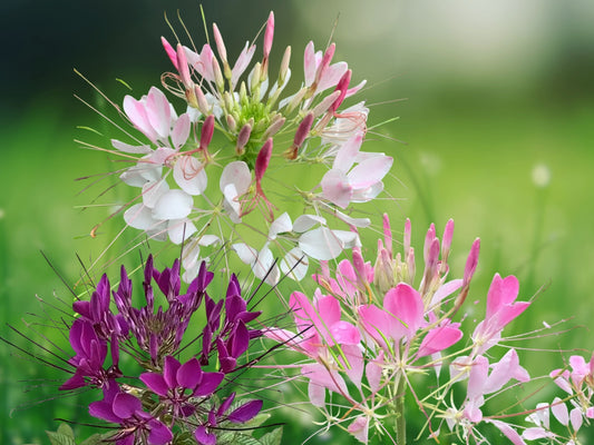 100 Firework Mix Spider Seeds - Cleome Spinosa Perennial Flower Seeds