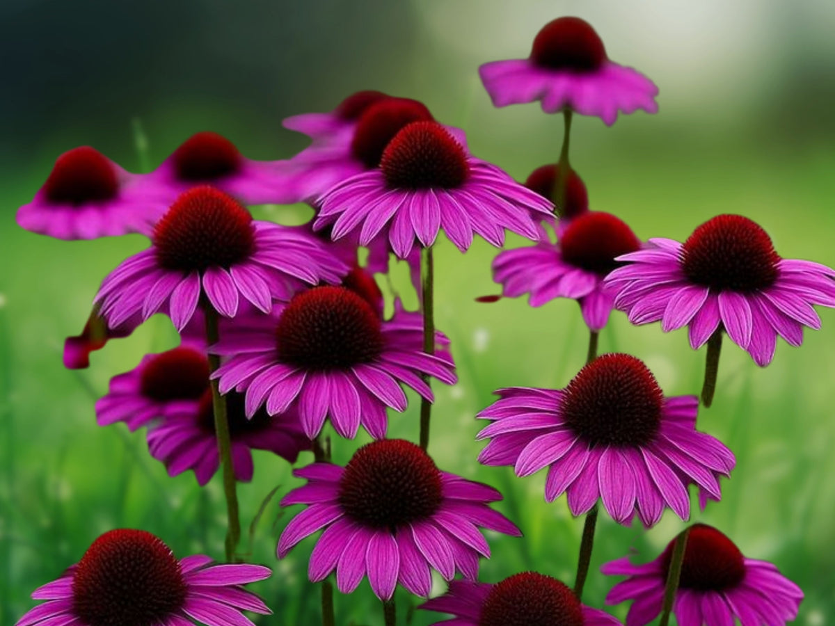 50 Bright Purple Coneflower Seeds - Echinacea Perennial Flower Seeds