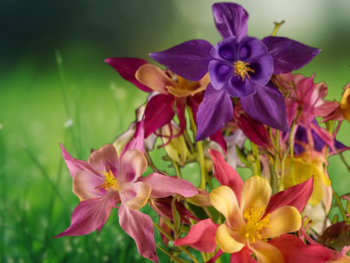 400 Seeds Columbine McKana Giants Aquilegia Perennial Spring Mix Flower Seeds