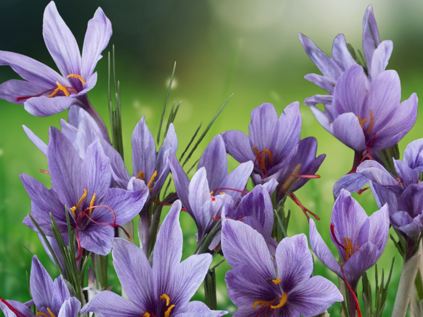 50 Saffron Crocus Sativus Seeds | Fall Blooming Purple Autumn Crocus Bulbs