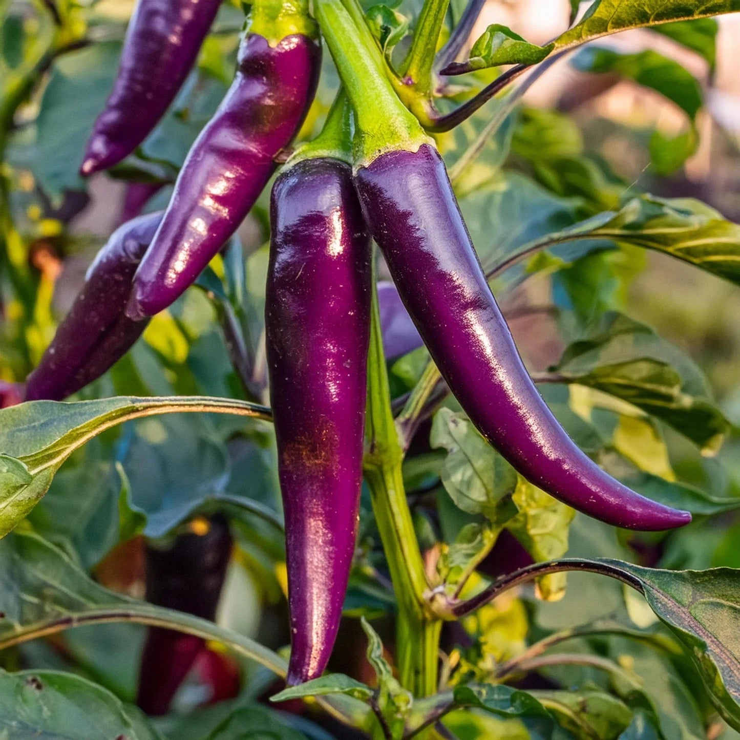 Purple Cayenne Pepper Seeds - Heirloom Organic Non-GMO - 100+ Fresh Seeds - Capsicum annuum